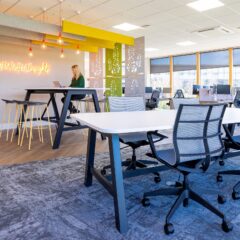 Space Solutions Design And Build Project With 100 Refurbished Desks